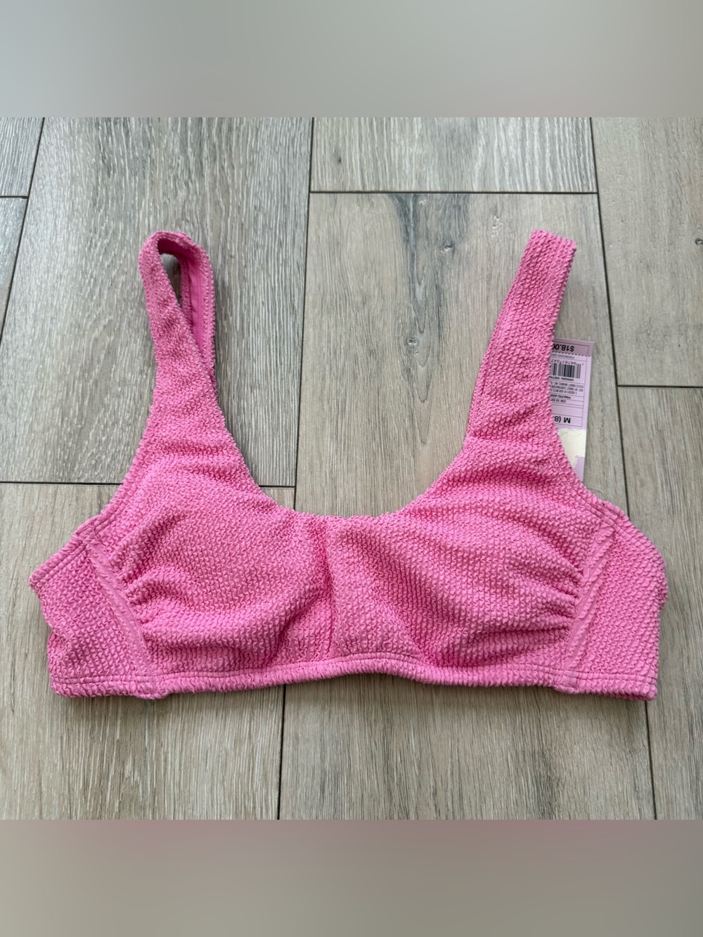 Target Pink Textured Bralette size M